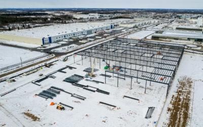 Steel is Going Up at 1080 Southgate Drive, Guelph!